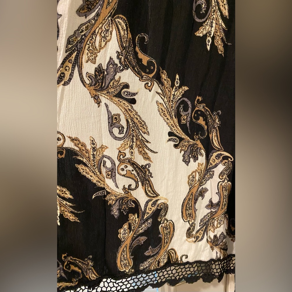 EUC EST. 1946 sleeveless boho duster. SZ M - Picture 2 of 5